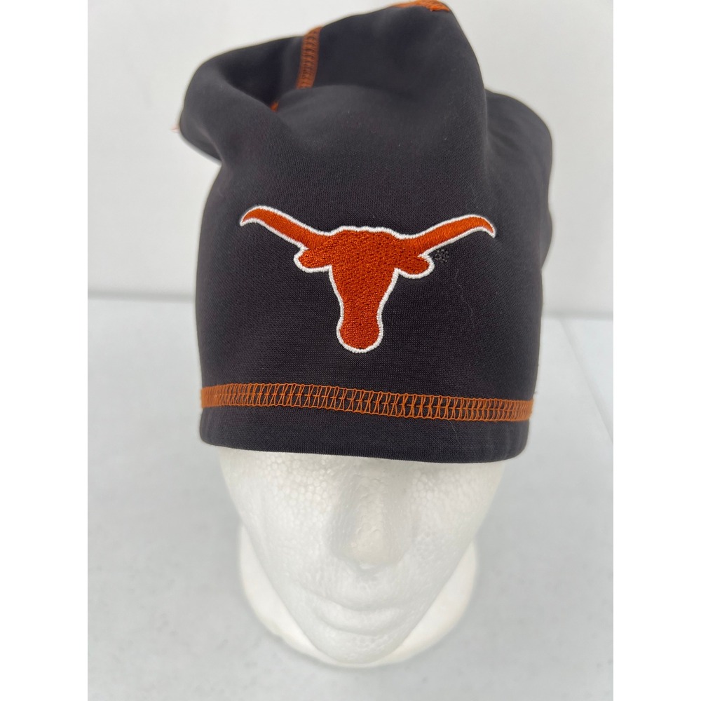 Top of the World Texas Longhorns Beanie Hat Gray Orange Fleece Lined NCAA TOW